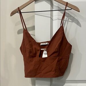 Abercrombie Women's Rust Crop Top